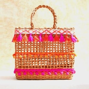 NWT Vacation Pink and Orange hand bag